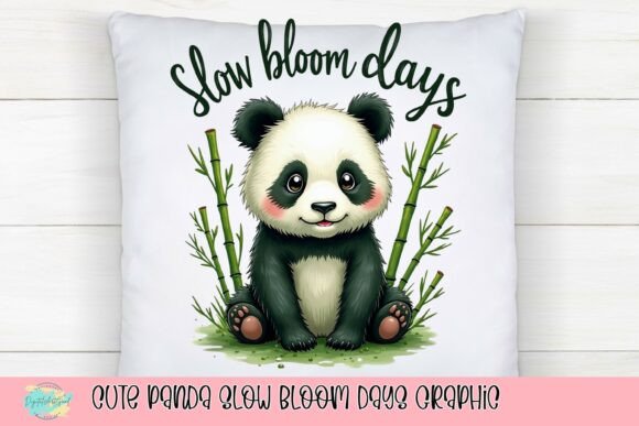 Embrace the Pace: Using the Cute Panda Slow Bloom Days Graphic