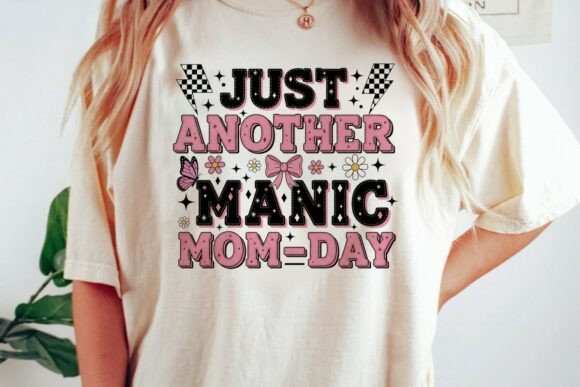 Manic Mom Day Butterfly Bow: A Playful Design Asset