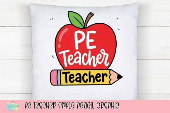 PE Teacher Apple Pencil Graphic: Energize Your Designs