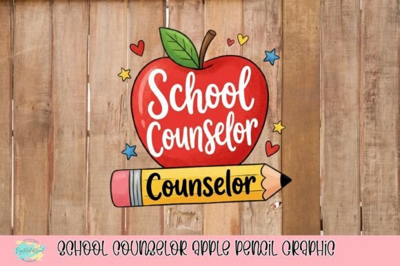 School Counselor Apple Pencil Graphic: A Designer's Deep Dive